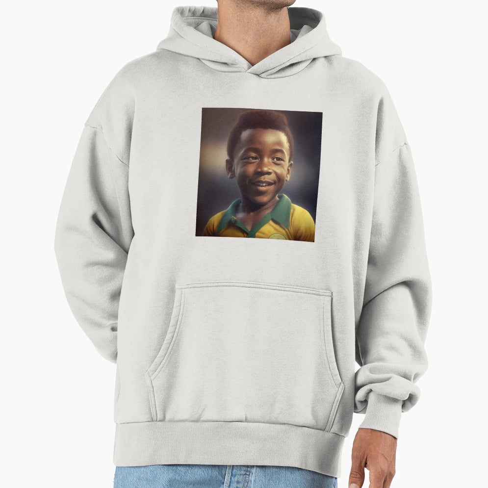 Child Pele Hoodie - Novelty Apparel Unisex - T-Shirt, Sweatshirt, Hoodie