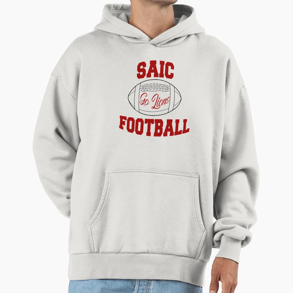 Saic Football Hoodie - Minimalist Print for Adults - T-Shirt, Sweatshirt, Hoodie