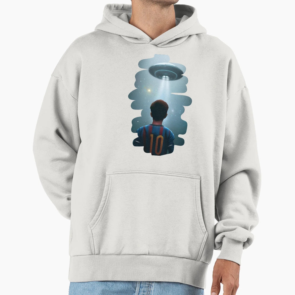 Football Player From Another Planet Hoodie - Trendy Graphic Men Women - T-Shirt, Sweatshirt, Hoodie