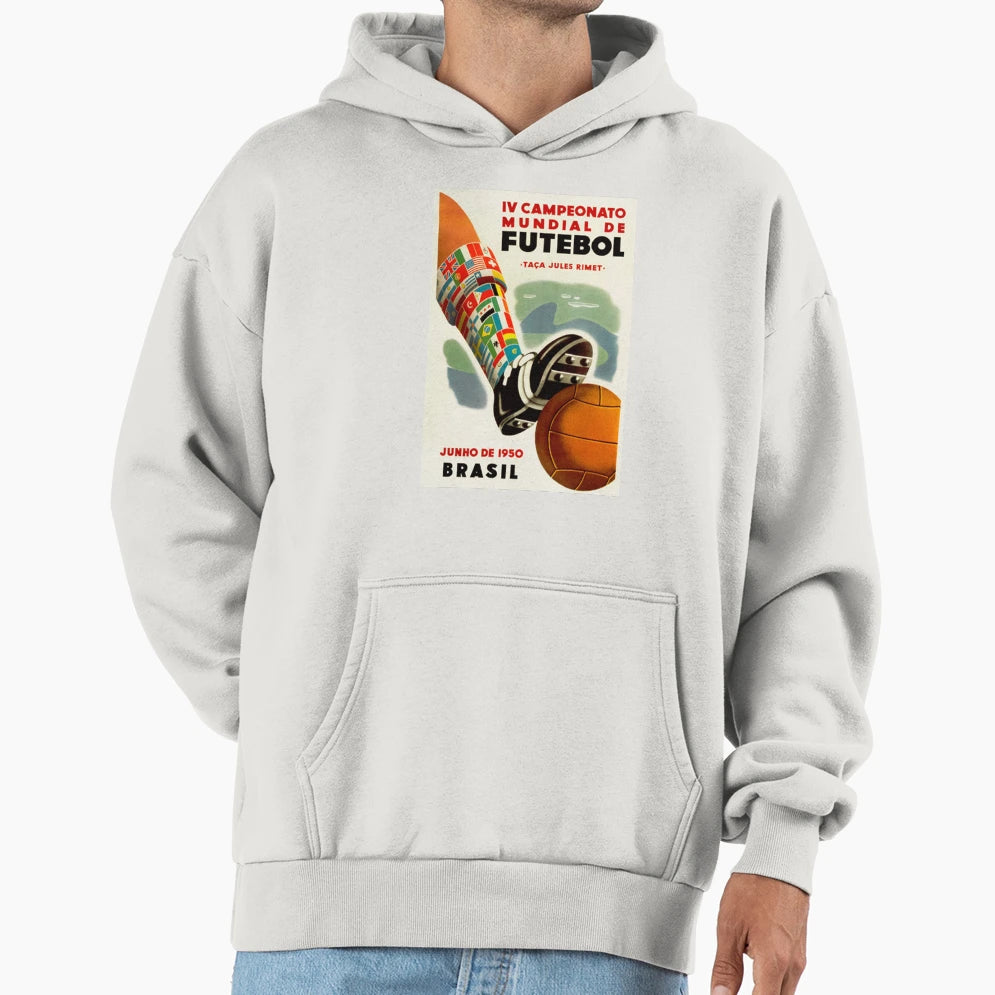 World Cup 1950 Brazil Hoodie - Novelty Apparel Men Women - T-Shirt, Sweatshirt, Hoodie