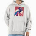 Football Player Artful Hoodie - Aesthetic Graphic Unisex - T-Shirt, Sweatshirt, Hoodie