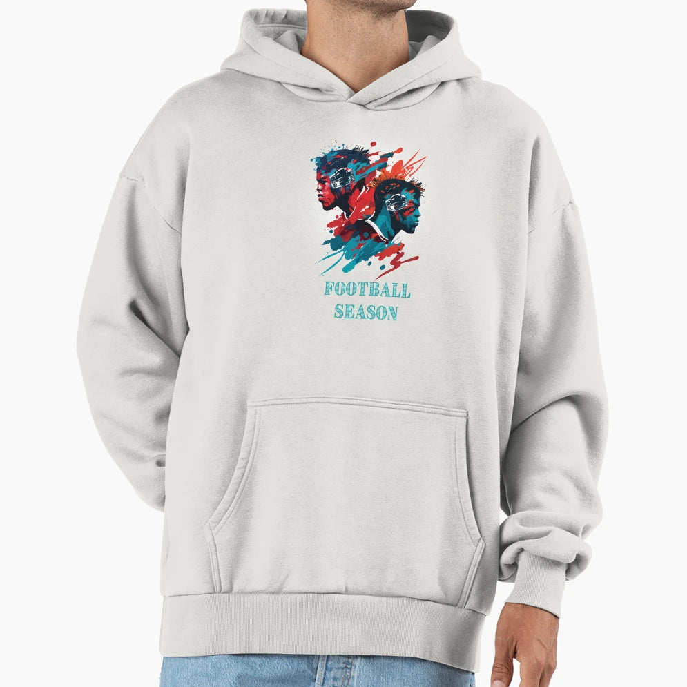 Football Season Hoodie - Streetwear Style Men Women - T-Shirt, Sweatshirt, Hoodie