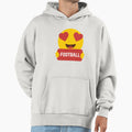 I Love Football Heart Eye Emoji T-Shirt - Trendy Graphic Men Women - T-Shirt, Sweatshirt, Hoodie