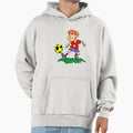 Soccer Playing Hoodie - Fun Novelty Design Men Women - T-Shirt, Sweatshirt, Hoodie