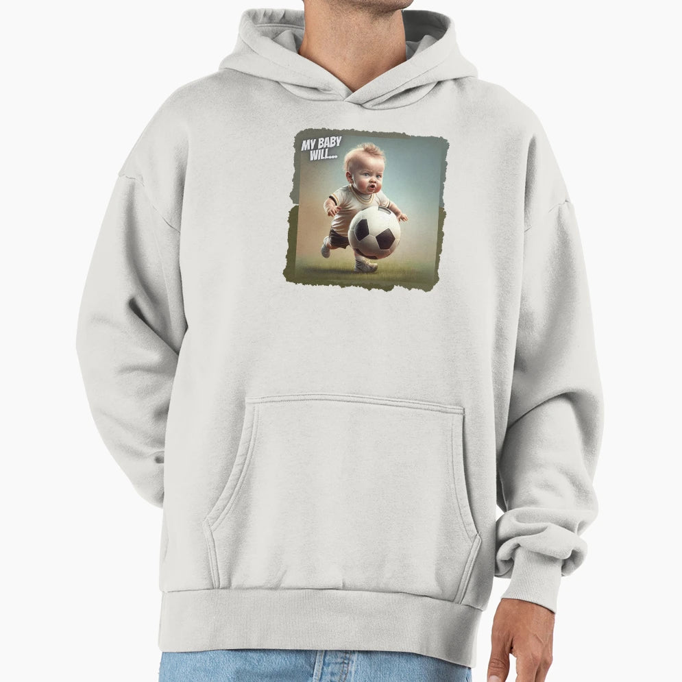 My Will Footballer Lovely Footballer Soccer Hoodie - Graphic Print Unisex - T-Shirt, Sweatshirt, Hoodie