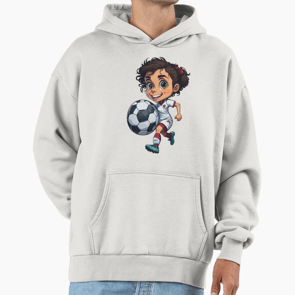 Soccer White 5 Hoodie - Aesthetic Graphic Men Women - T-Shirt, Sweatshirt, Hoodie