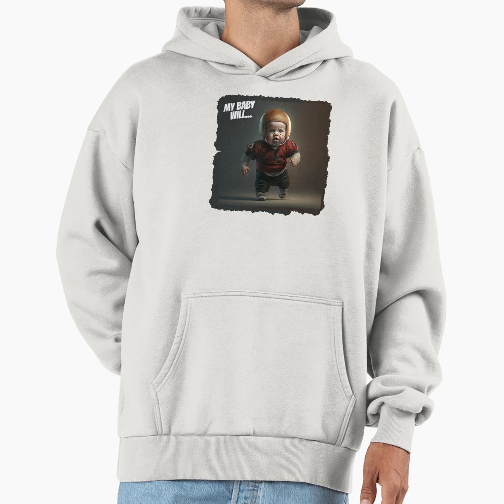 My Will Rugbyist Lovely Rugbyist Hoodie - Trendy Graphic for Adults - T-Shirt, Sweatshirt, Hoodie