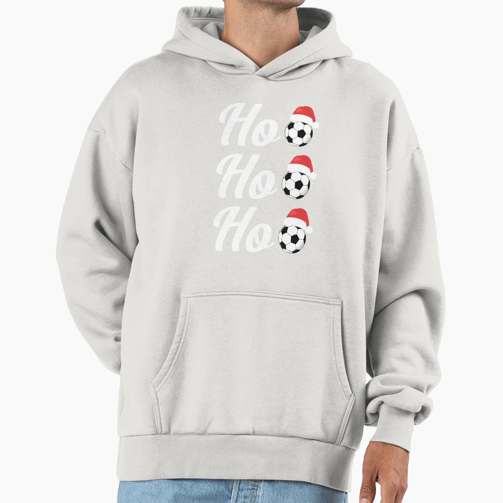Ho Ho Ho Football Hoodie - Streetwear Style Men Women - T-Shirt, Sweatshirt, Hoodie