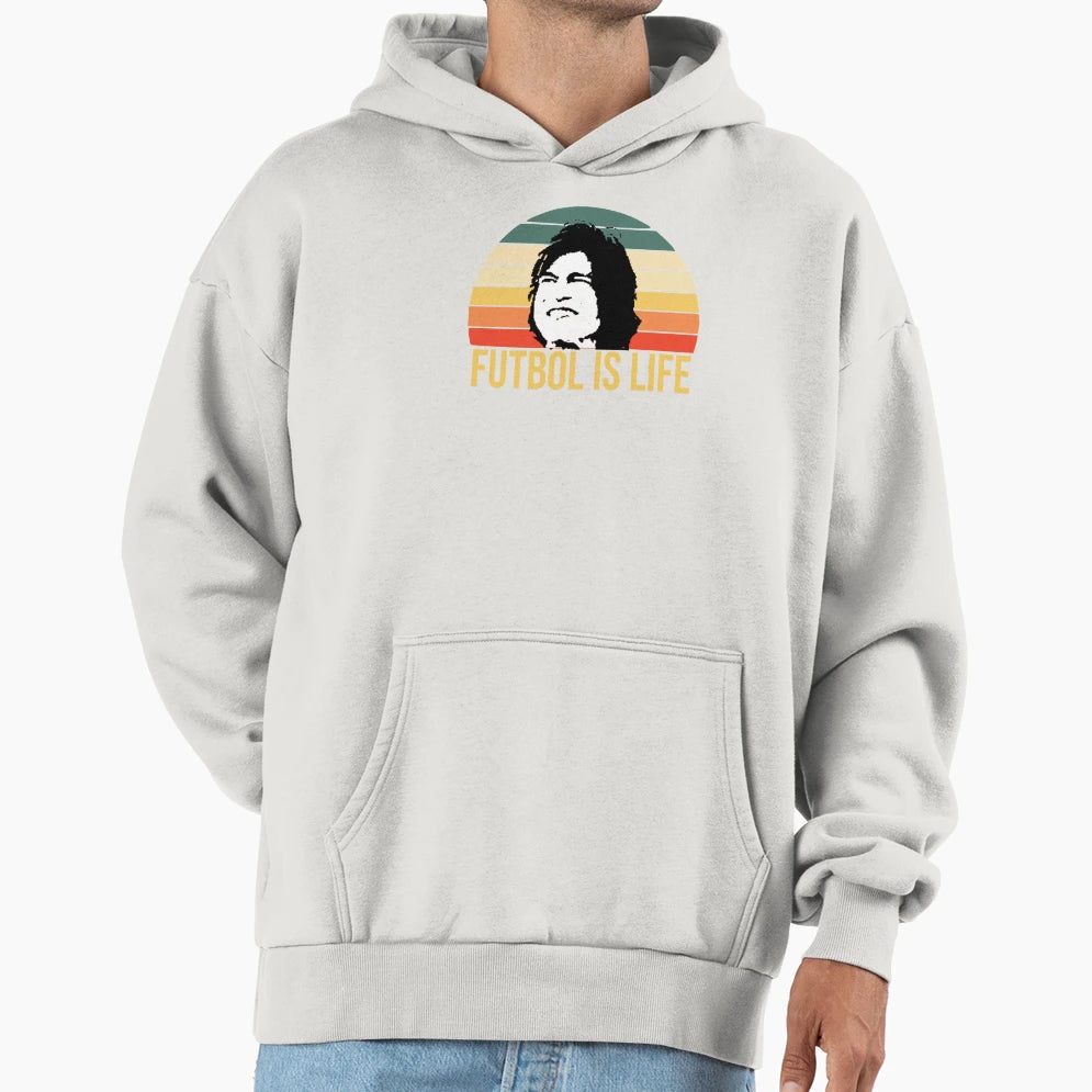Futbol Is Life Hoodie - Graphic Print for Adults - T-Shirt, Sweatshirt, Hoodie