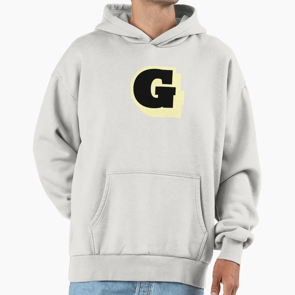 Letter G Street Art Typography Monogram Or Hoodie - Trendy Graphic Unisex - T-Shirt, Sweatshirt, Hoodie