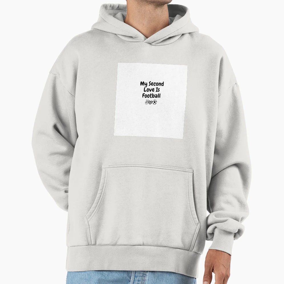 My Second Love Is Football Football T-Shirt - Novelty Apparel for Adults - T-Shirt, Sweatshirt, Hoodie