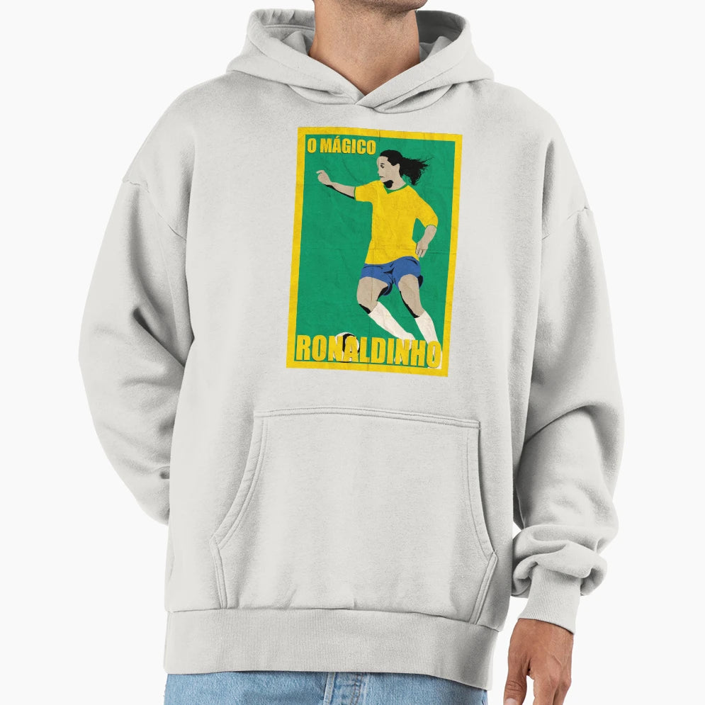 Ronaldinho Hoodie - Novelty Apparel Unisex - T-Shirt, Sweatshirt, Hoodie