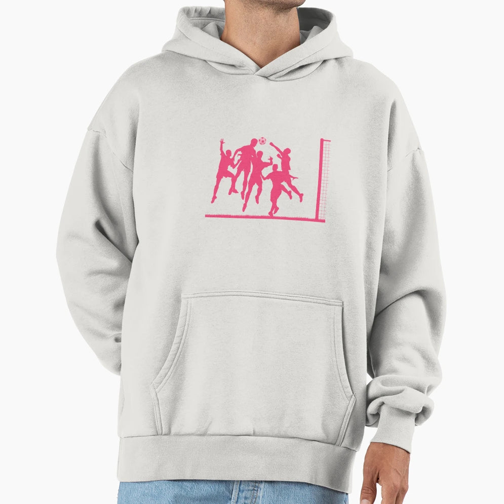 Copy Attacking Ball Field Dreams Soccer Hoodie - Trendy Graphic Unisex - T-Shirt, Sweatshirt, Hoodie