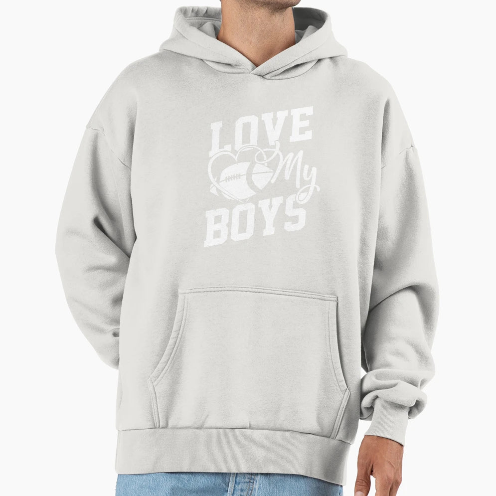 I Love My Football Coach Hoodie - Graphic Print for Adults - T-Shirt, Sweatshirt, Hoodie