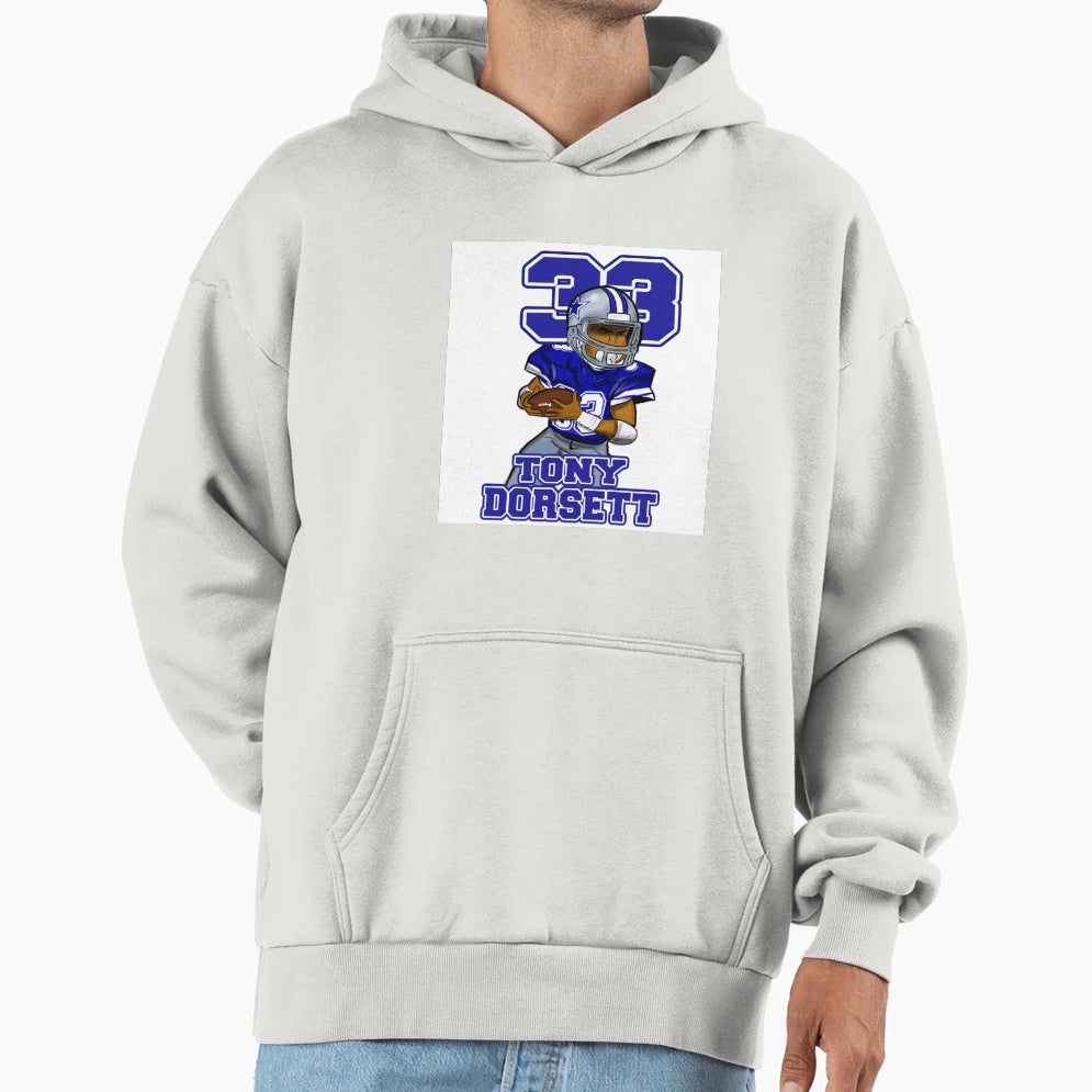Tony Dorsett Hoodie - Custom Art Print Unisex - T-Shirt, Sweatshirt, Hoodie