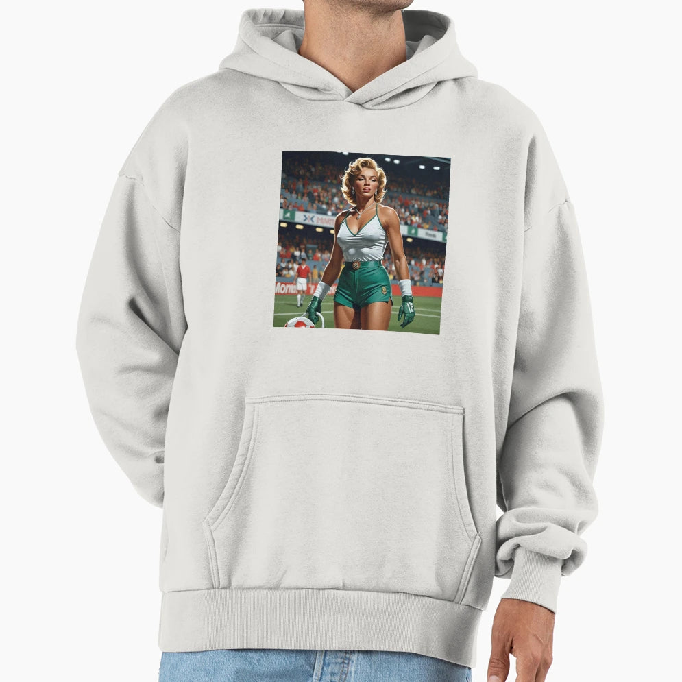 Modern Marilyn Monroe Blonde Model Hoodie - Aesthetic Graphic Men Women - T-Shirt, Sweatshirt, Hoodie