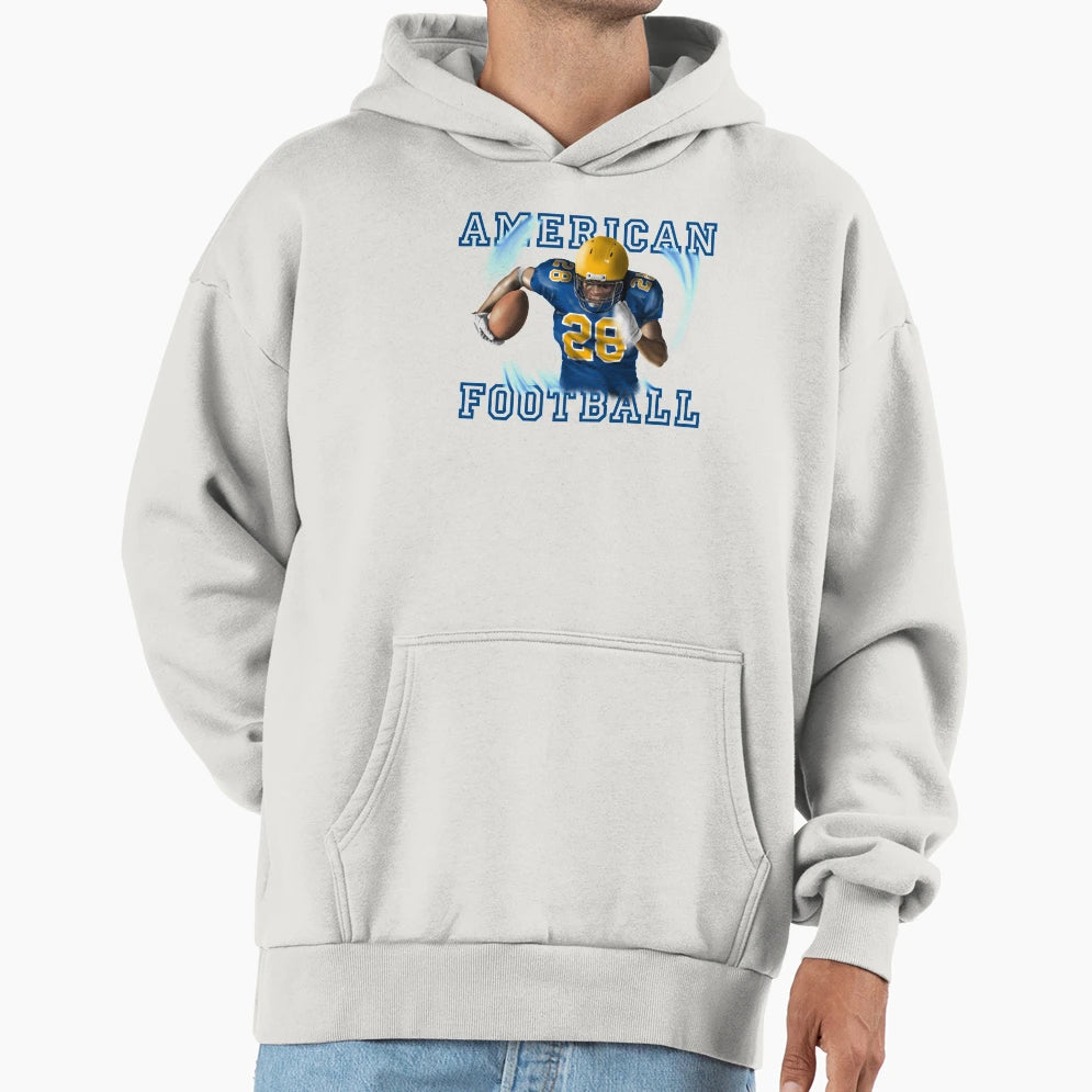 American Football Hoodie - Unique Graphic Men Women - T-Shirt, Sweatshirt, Hoodie