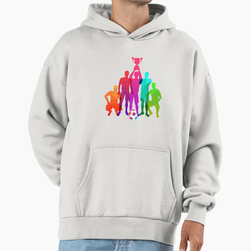 Winning Trophy Victory Vibes Celebrating Hoodie - Minimalist Print Unisex - T-Shirt, Sweatshirt, Hoodie