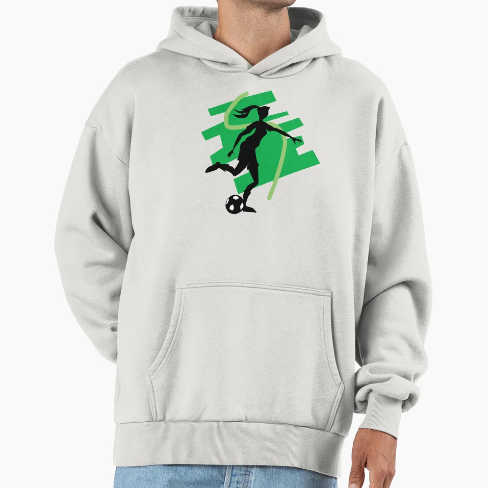 Soccer Hoodie - Fun Novelty Design Men Women - T-Shirt, Sweatshirt, Hoodie