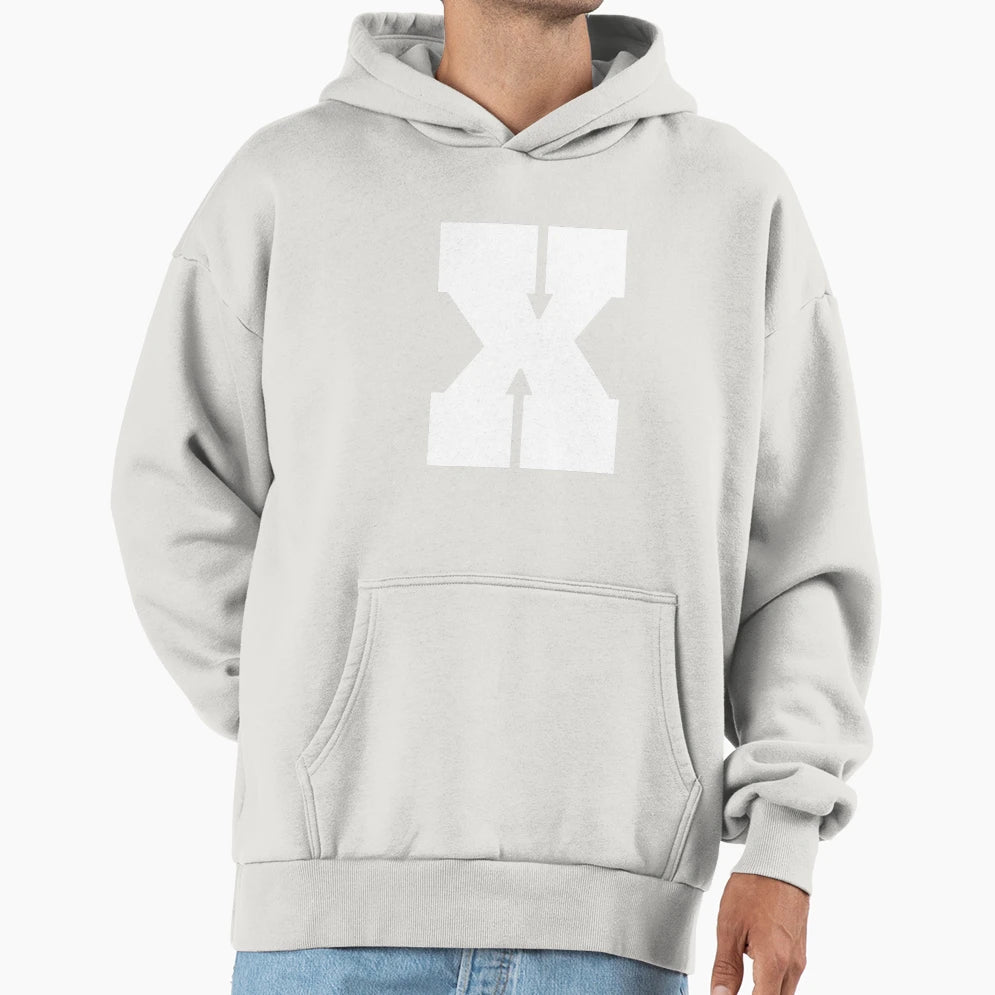 Alphabet X Lowercase Letter X Hoodie - Fun Novelty Design for Adults - T-Shirt, Sweatshirt, Hoodie