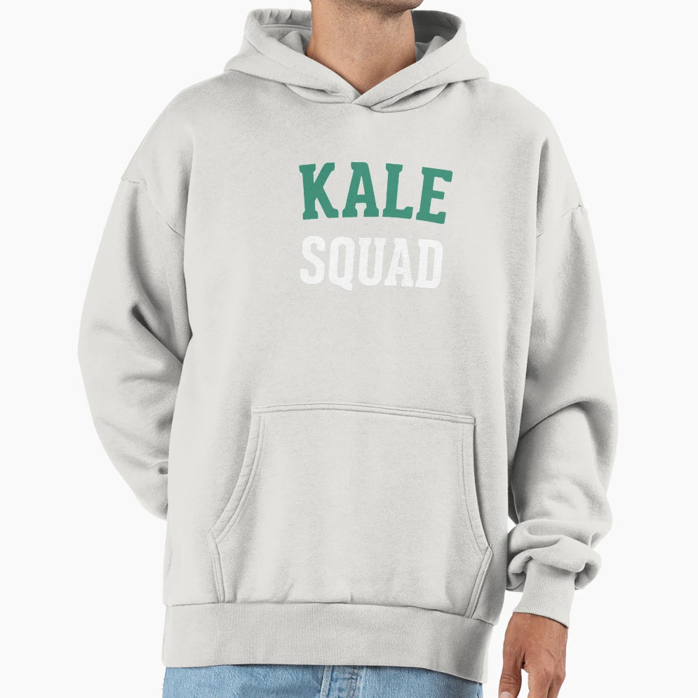 Kale Squad Hoodie - Fun Novelty Design Men Women - T-Shirt, Sweatshirt, Hoodie