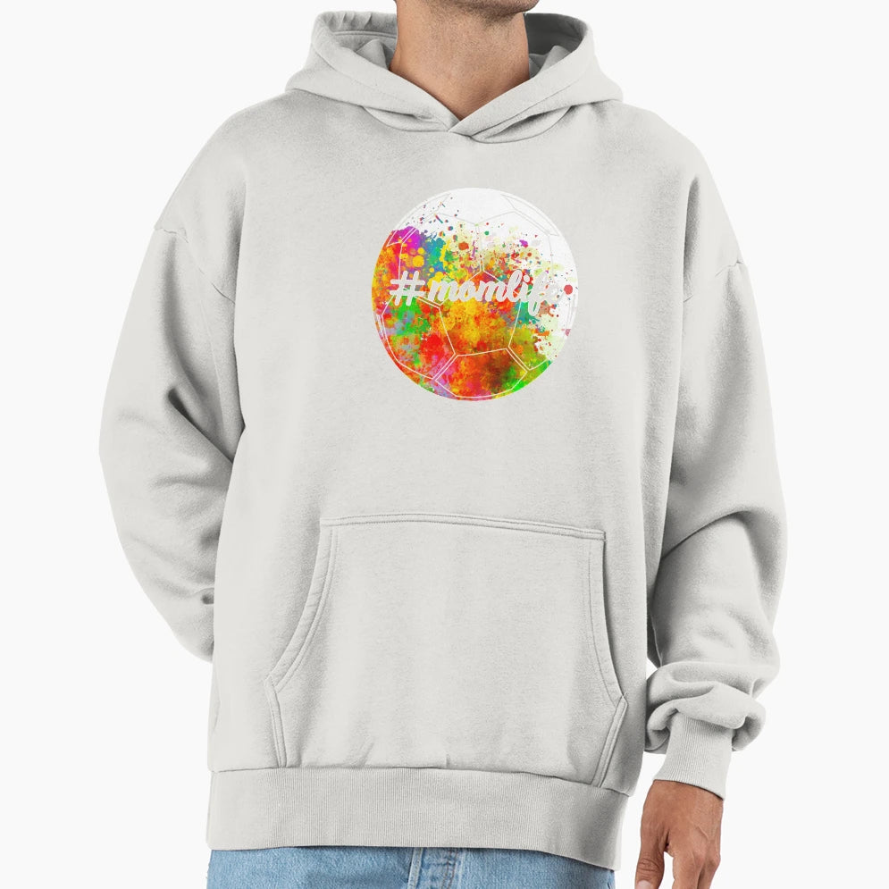 Momlife Soccer Colorful T-Shirt - Minimalist Print for Adults - T-Shirt, Sweatshirt, Hoodie
