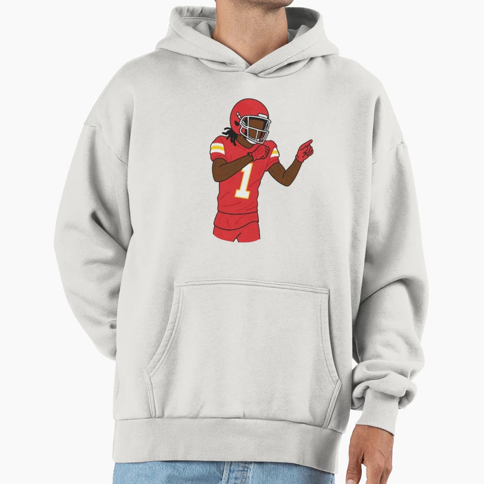 Xavier Worthy Hoodie - Casual Everyday Wear Unisex - T-Shirt, Sweatshirt, Hoodie