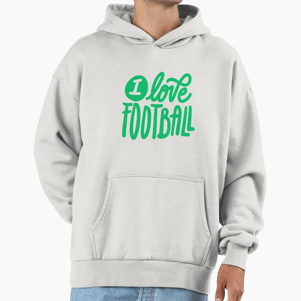I Love Football Football Philosophies Hoodie - Trendy Graphic for Adults - T-Shirt, Sweatshirt, Hoodie