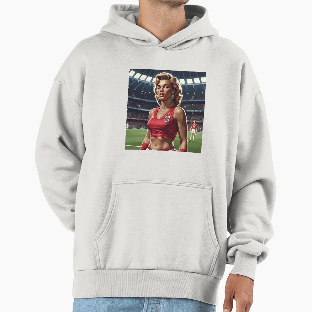 Modern Marilyn Monroe Blonde Model Hoodie - Fun Novelty Design Men Women - T-Shirt, Sweatshirt, Hoodie