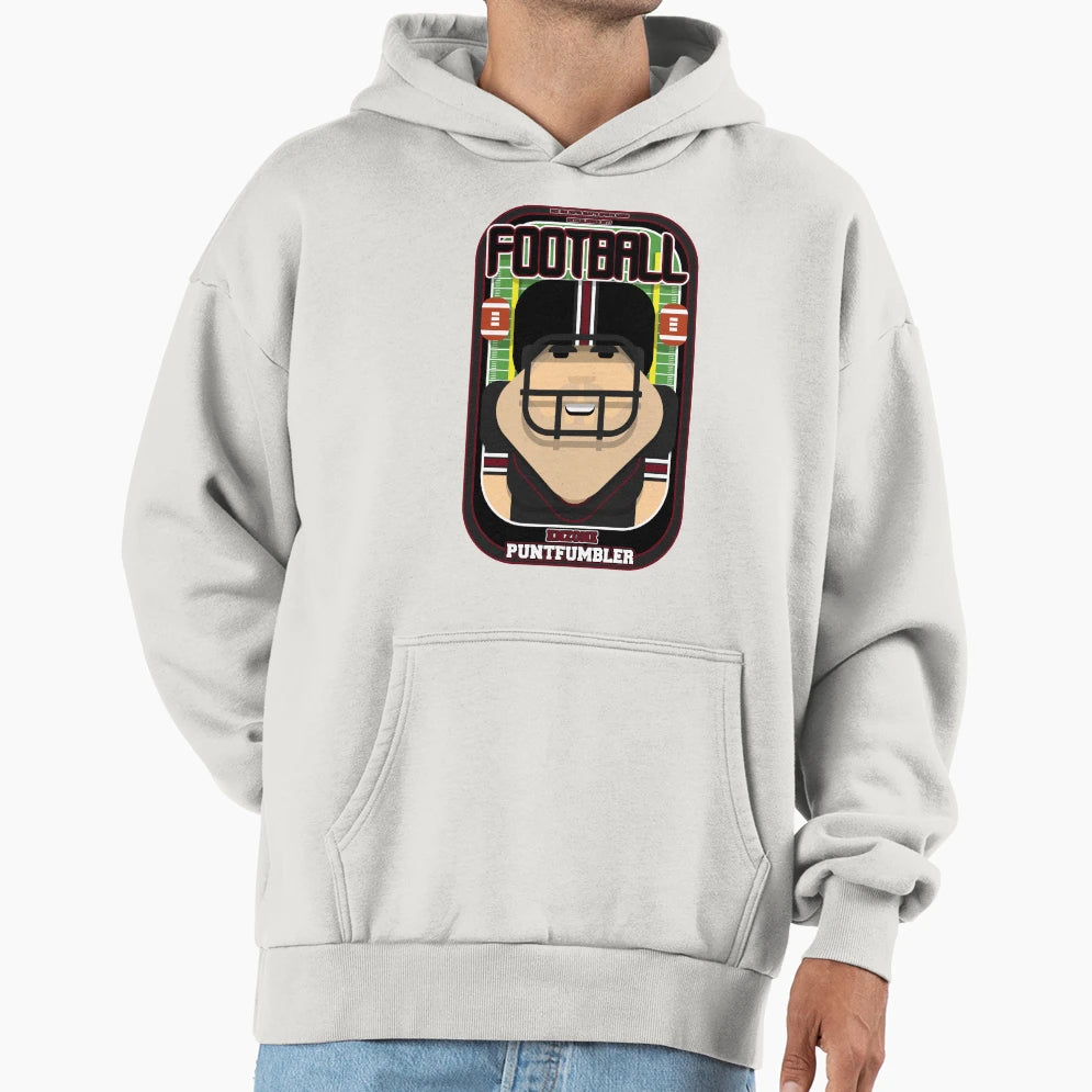American Football Black And Maroon Hoodie - Unique Graphic Men Women - T-Shirt, Sweatshirt, Hoodie