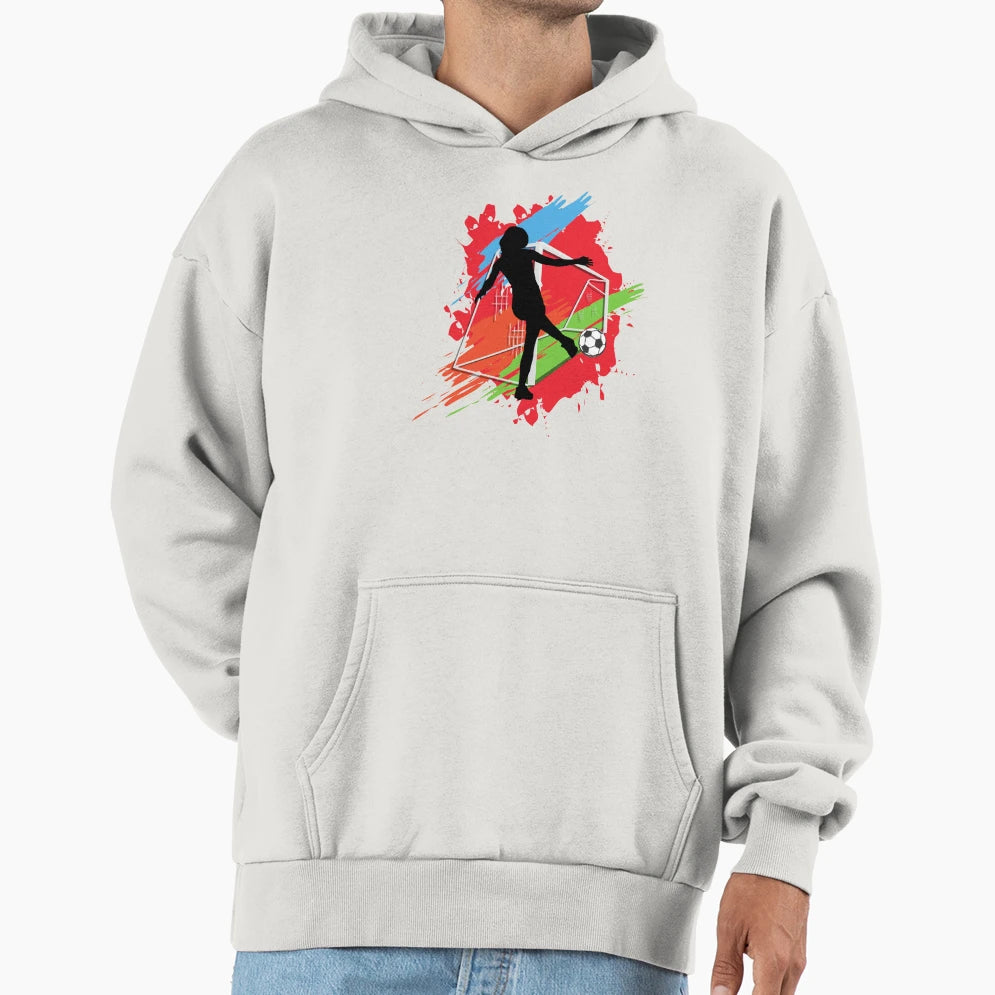 Soccer Funny Witty Empowerment Hoodie - Aesthetic Graphic Men Women - T-Shirt, Sweatshirt, Hoodie