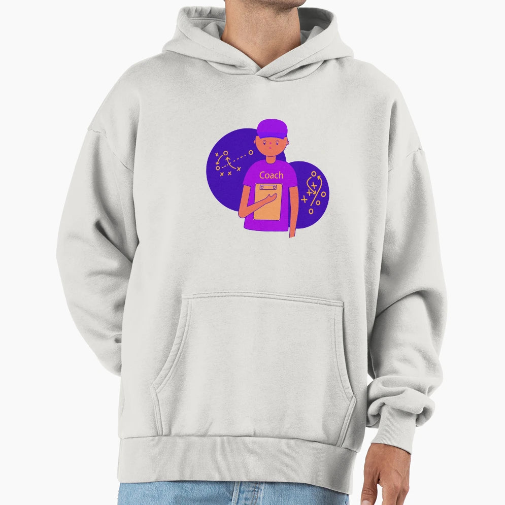Technical Coach Game Plan Genius Hoodie - Novelty Apparel Unisex - T-Shirt, Sweatshirt, Hoodie