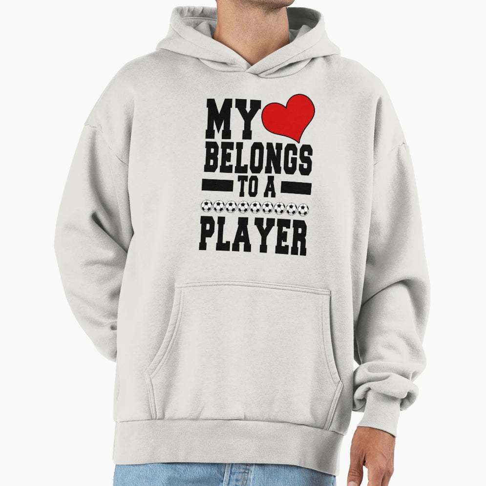 Soccer Player Hoodie - Graphic Print Men Women - T-Shirt, Sweatshirt, Hoodie