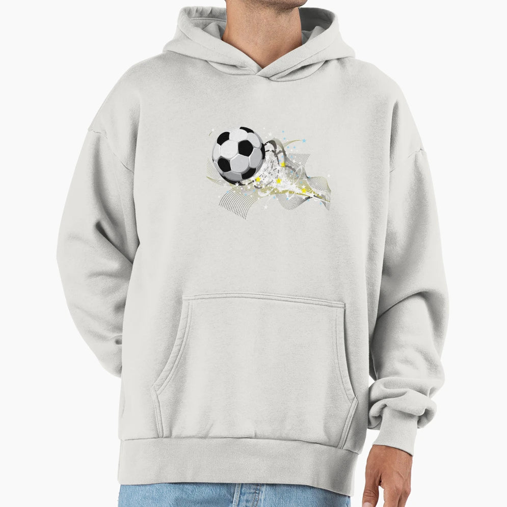 Football Themes Pattern Hoodie - Streetwear Style Unisex - T-Shirt, Sweatshirt, Hoodie