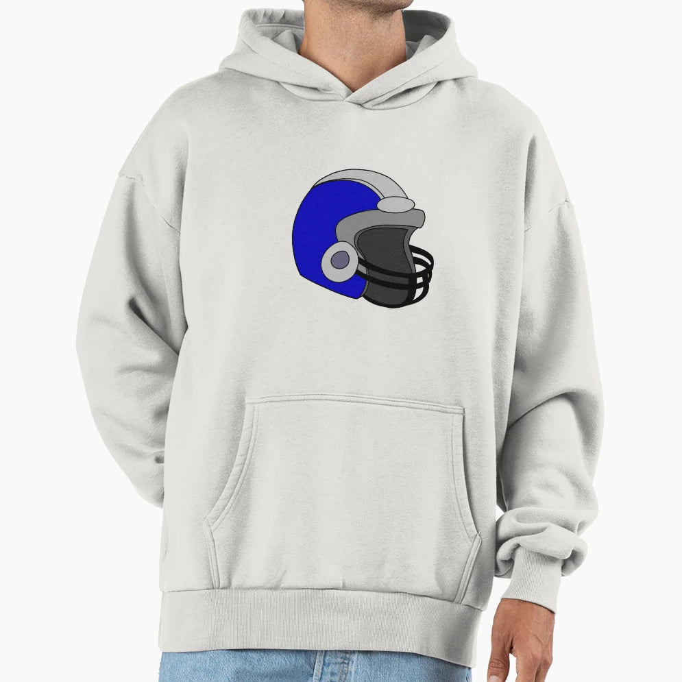 Football Helmet Hoodie - Fun Novelty Design Unisex - T-Shirt, Sweatshirt, Hoodie