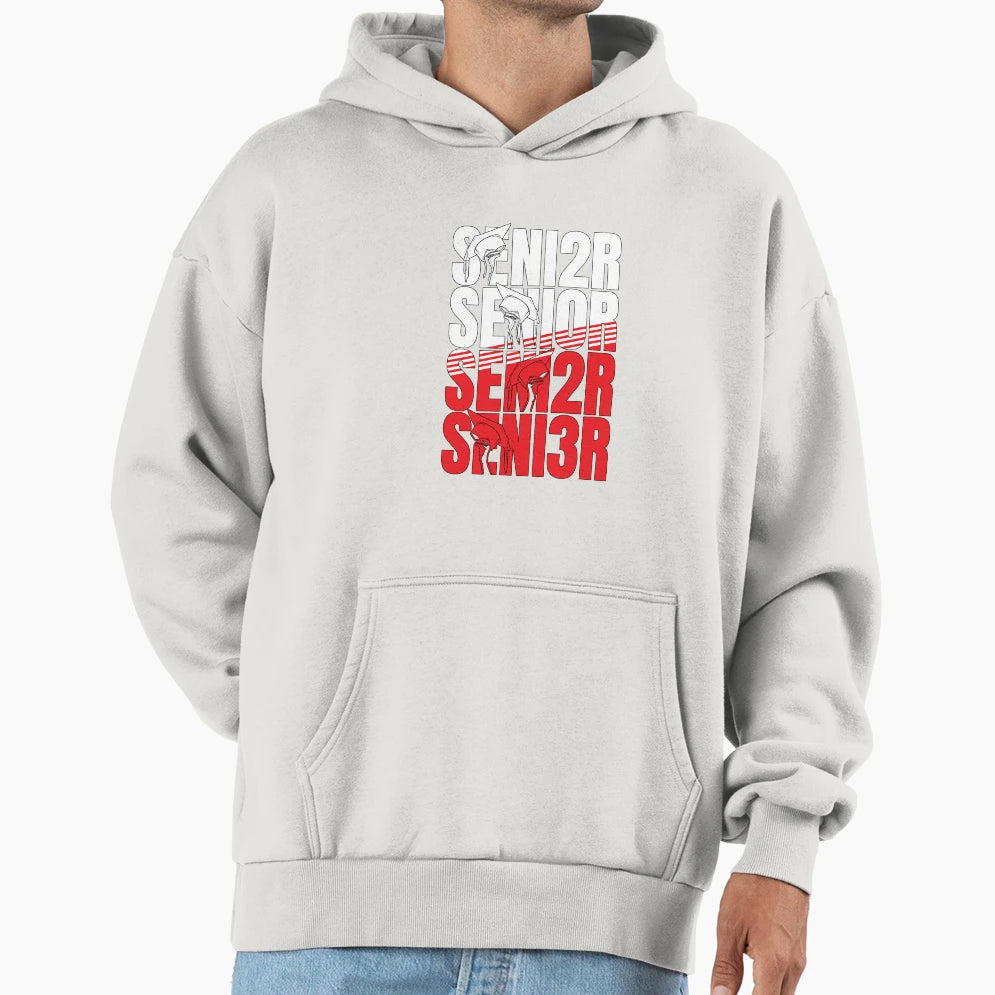 Senior 2023 Graduation Cap Hoodie - Minimalist Print Unisex - T-Shirt, Sweatshirt, Hoodie