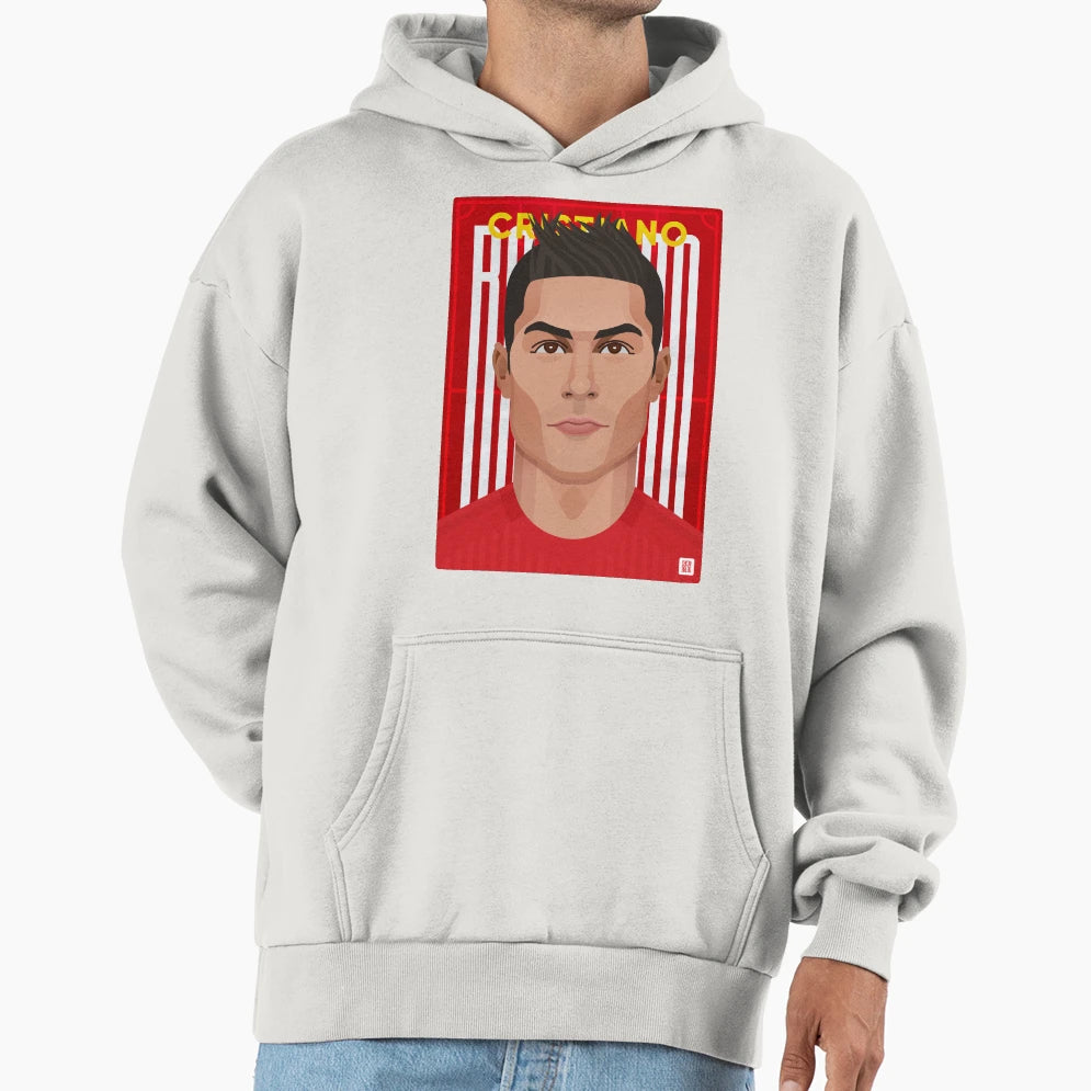 Cristiano Ronaldo Mu Commander Hoodie - Novelty Apparel Unisex - T-Shirt, Sweatshirt, Hoodie