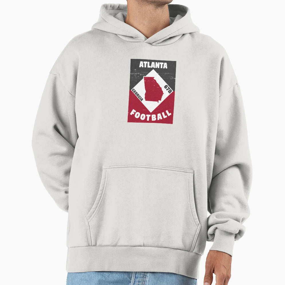 Atlanta Football Hoodie - Trendy Graphic Unisex - T-Shirt, Sweatshirt, Hoodie