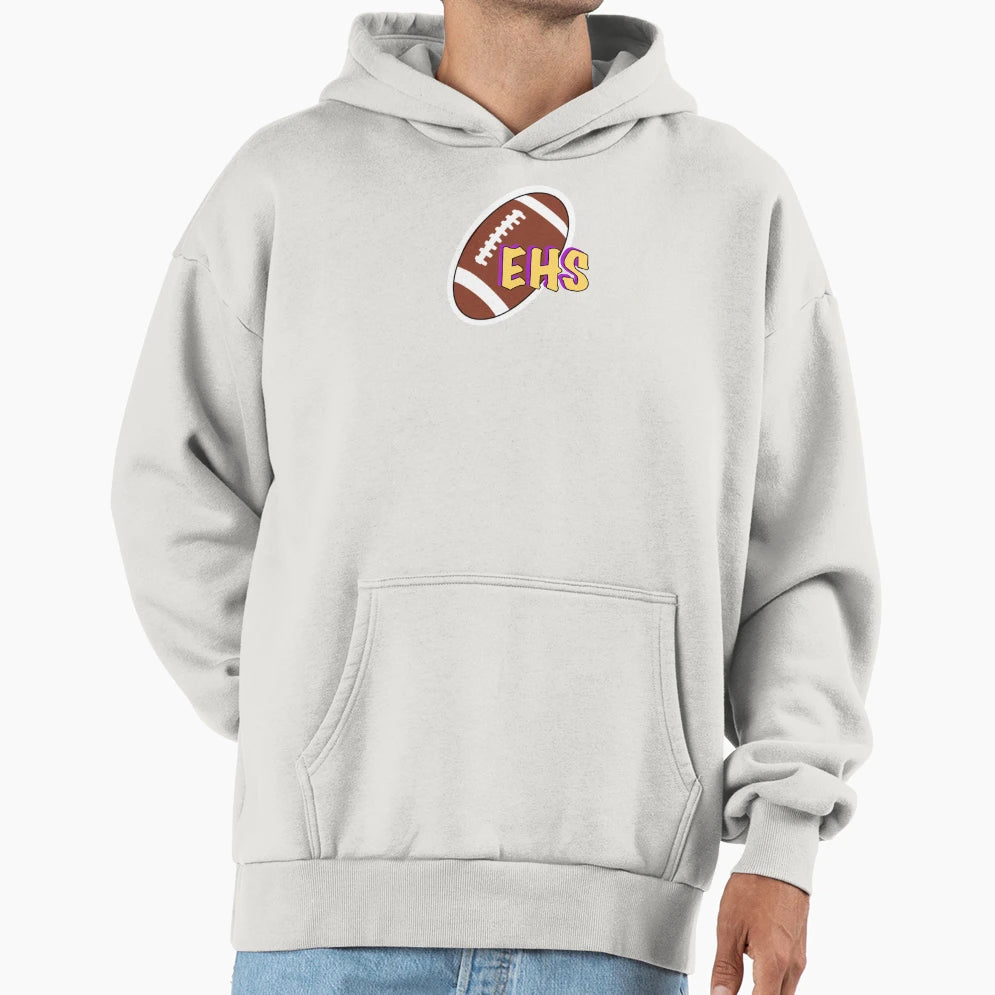 Ehs Football Hoodie - Fun Novelty Design for Adults - T-Shirt, Sweatshirt, Hoodie