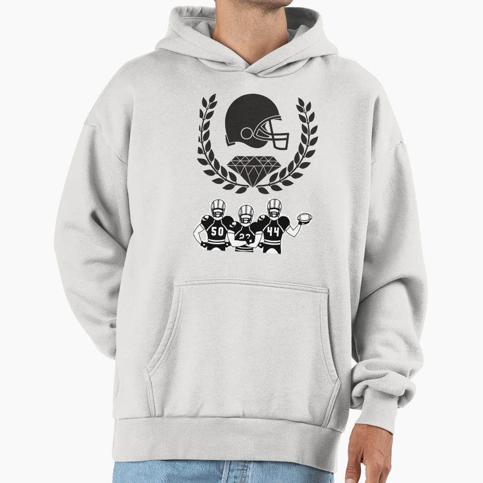 American Football Hoodie - Aesthetic Graphic Men Women - T-Shirt, Sweatshirt, Hoodie