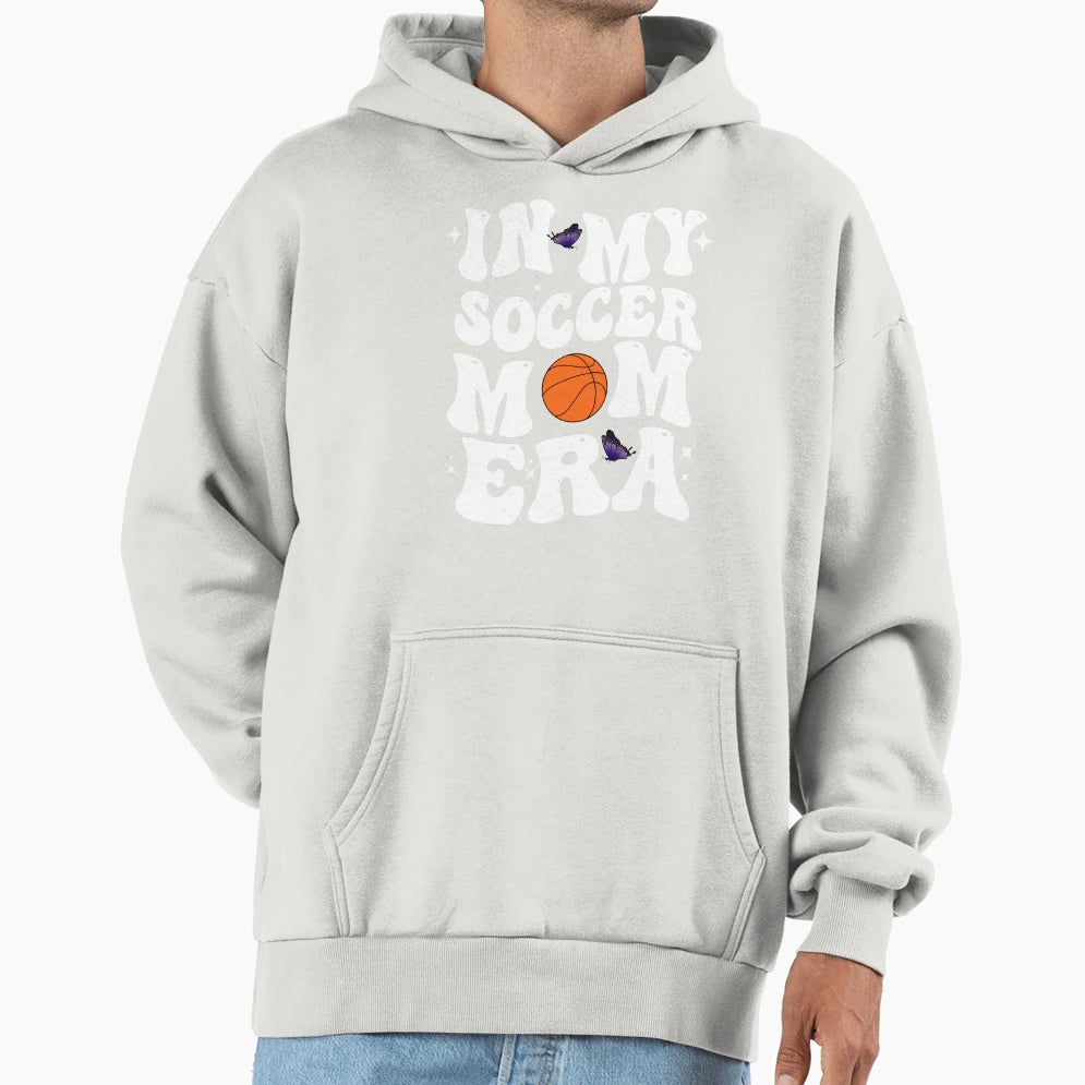 Funny My Soccer Mom Era Football Mama Hoodie - Novelty Apparel Men Women - T-Shirt, Sweatshirt, Hoodie