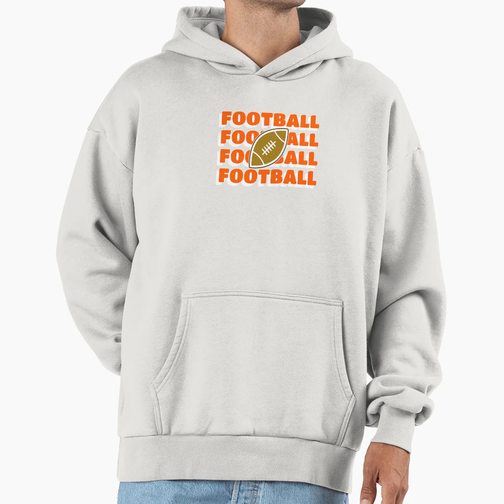 Football Lover Hoodie - Unique Graphic for Adults - T-Shirt, Sweatshirt, Hoodie