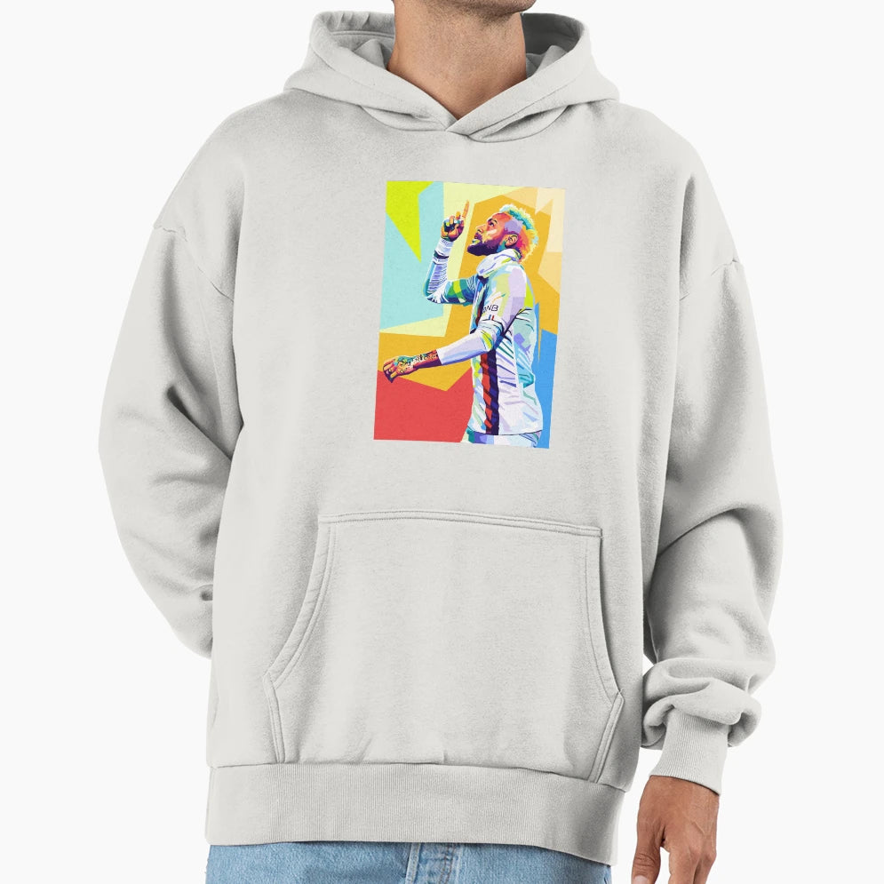 Neymar Jr Wpap Pop Art Hoodie - Graphic Print for Adults - T-Shirt, Sweatshirt, Hoodie