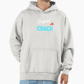 Super Coach Hoodie - Minimalist Print for Adults - T-Shirt, Sweatshirt, Hoodie