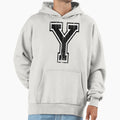 Big Varsity Letter Y Hoodie - Casual Everyday Wear Men Women - T-Shirt, Sweatshirt, Hoodie