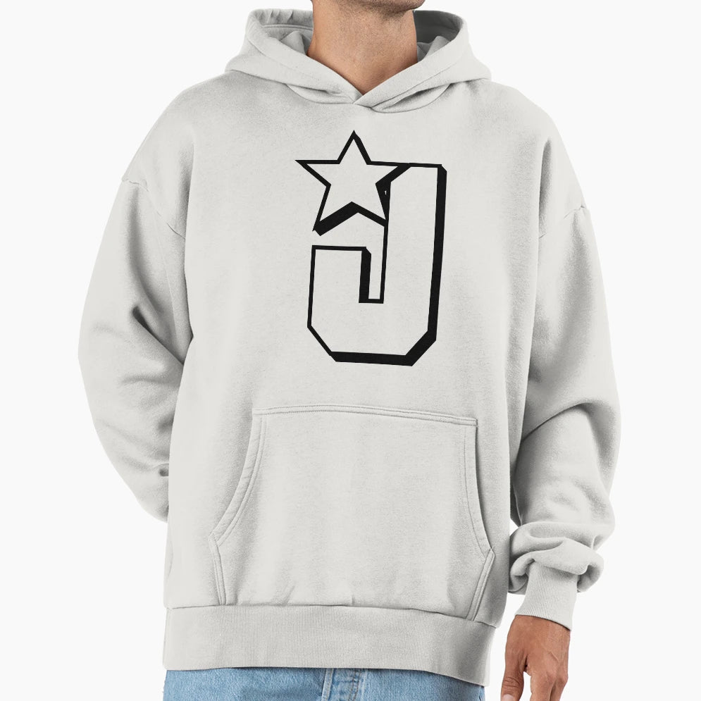 Letter J Hoodie - Trendy Graphic Men Women - T-Shirt, Sweatshirt, Hoodie