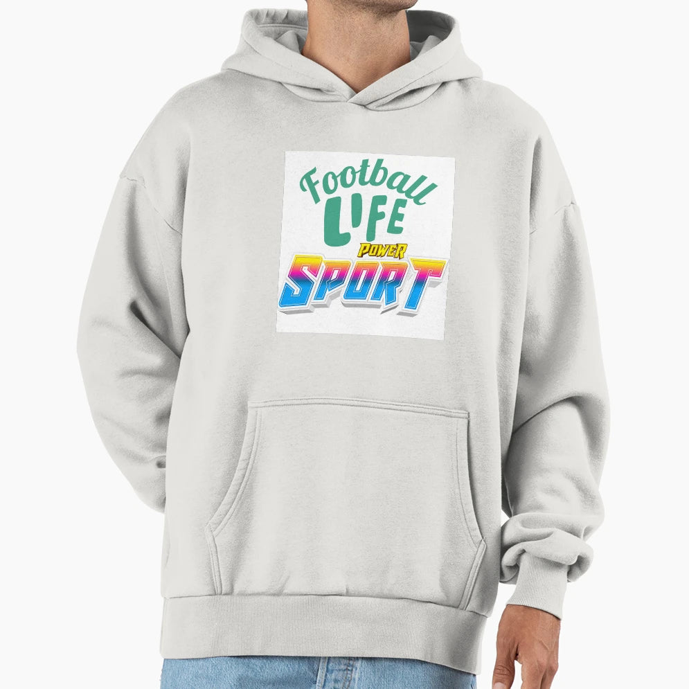 Football Life Hoodie - Unique Graphic Men Women - T-Shirt, Sweatshirt, Hoodie