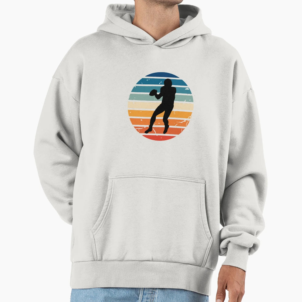 Funny Football And Football Player Gift Hoodie - Graphic Print for Adults - T-Shirt, Sweatshirt, Hoodie