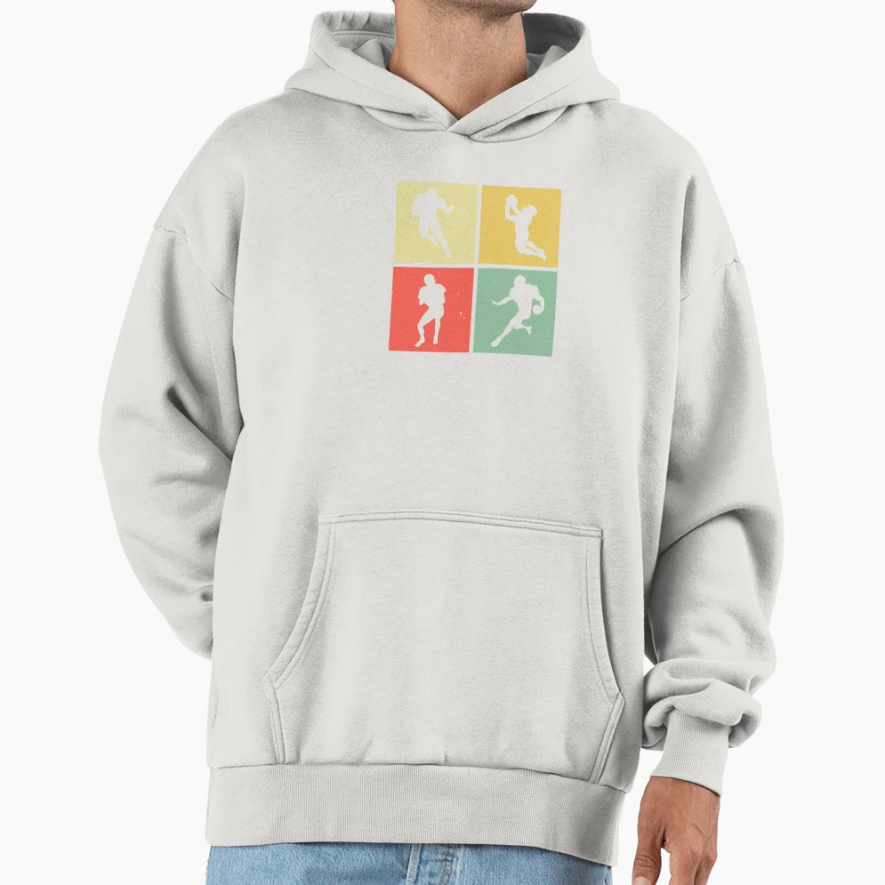 American Football Or Rugby Hoodie - Aesthetic Graphic for Adults - T-Shirt, Sweatshirt, Hoodie