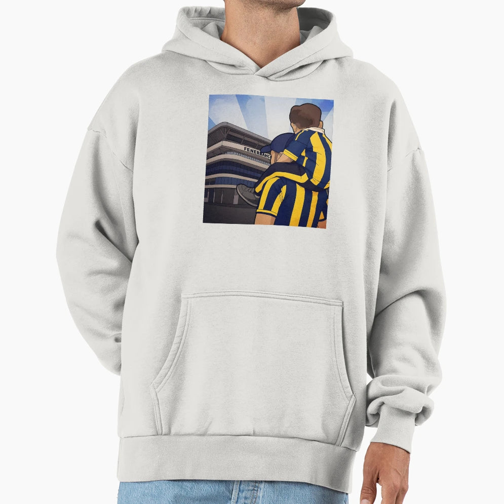 Born Yellow And Blue Fener Forever Hoodie - Streetwear Style Men Women - T-Shirt, Sweatshirt, Hoodie